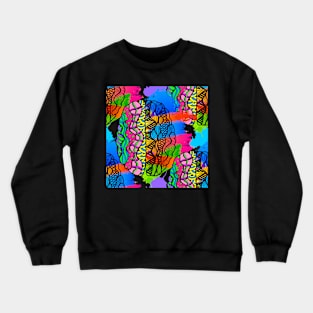 Outside the Lines (Left Brain - Right Brain) Crewneck Sweatshirt